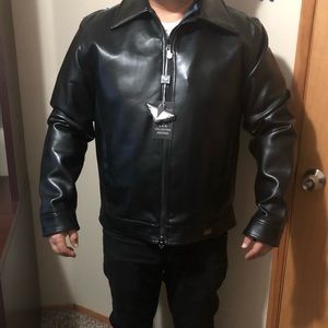 New Men’s Italian Reportage REA Black Jacket XL